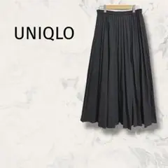 UNIQLO ユニクロ プリーツロングスカート ウエストゴム 体型カバー 夏秋