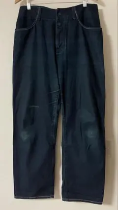●Levi's 7702-20 廃盤 プリントパッチ 濃紺デニム バギー 34●