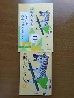 新しいしょしゃ　れんしゅうちょう　2冊