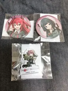 ゲマくじ アッシュアームズ 溶鉄のマルフーシャ アクリルブロック バッジ セット