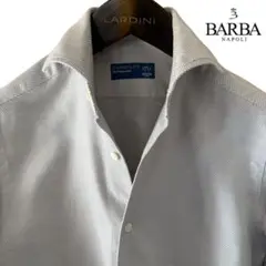 BARBA/微光沢/バースアイ/コットンシャツ