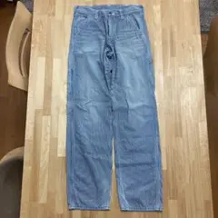 早い者勝ちセール!Lee USED加工ダンガリーパンツ ワークパンツ Sサイズ
