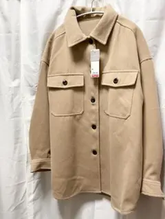 GU オーバーサイズシャツジャケット