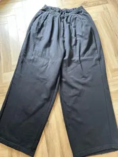 25ss 試着のみ　ANCELLM アンセルム　タックスウェットパンツ　ブラック