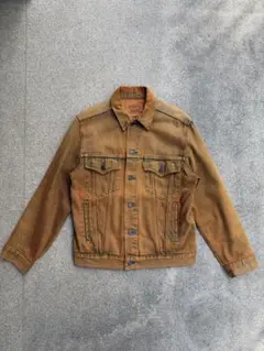 90s Levi’s overdyed 製品染めデニムジャケット　オレンジ