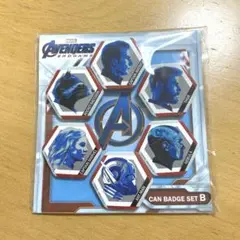 アベンジャーズ　エンドゲーム　缶バッジ　セット　B