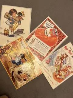 レトロ食品広告ポスター4枚セット