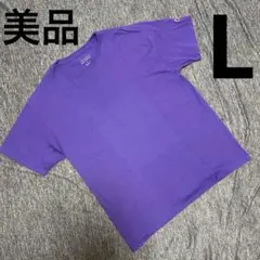 チャンピオン　Champion パープル 紫　Tシャツ メンズ　Lサイズ