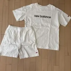 new balance Tシャツとショートパンツ　セットアップ
