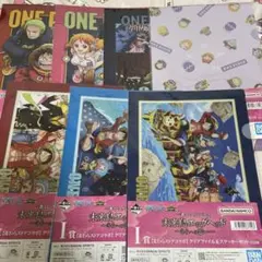 ワンピース 未来島エッグヘッド 一番くじ I賞 クリアファイル 7種セット