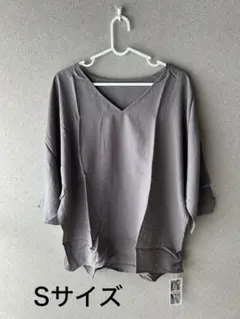 LINKINGS シャツ　チャコールSサイズ