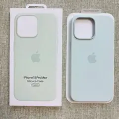 新品未使用· iPhone 15 ProMax シリコンケース ミントグリーン
