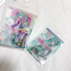 初音ミク 角度で絵が変わるカード 2枚セット