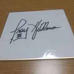 テリー・ヒルマンサイン付き 実使用 ラインナップカード 2006年6月24日 テリー・ヒルマンサイン付き 実使用 ラインナップカード 2006年6