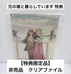 【激レア商品】　兄の嫁と暮らしています　特典限定品　クリアファイル　非売品　希少