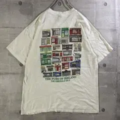 90s アイリッシュパブ総柄Tシャツ anvil製 USA製 XL