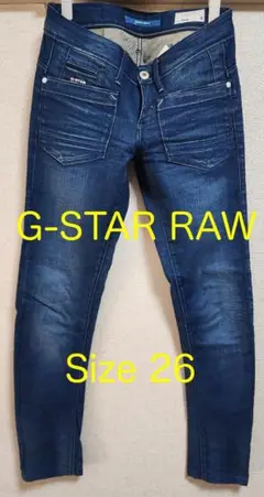 G-STAR RAW 3301 LOW T SKINNY WMN サイズ26