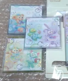 ダッフィーフレンズ カラフルハピネス メモ ボ ディズニーシー おみやげ