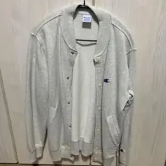 Champion ボタン付きカーディガン Mサイズ グレー