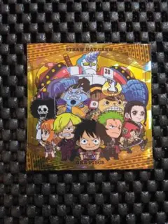 ワンピースウエハースチョコシール　麦わらの一味　SW7-01　GR