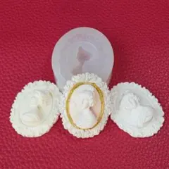 ハンドメイド シリコンモールド カメオA