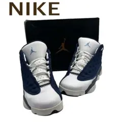 【美品】ナイキ AIR JORDAN 13 ネイビー 25cm レディース