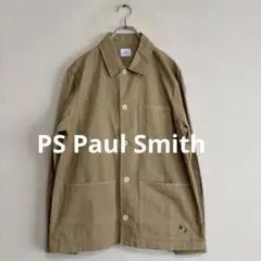 【美品】PS ポールスミス シーズンゼブラ　カバーオール ベージュ L