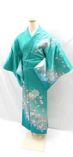 FN9845e 着物 正絹 訪問着 151〜161cm