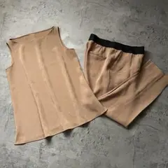 M.fil エムフィル トリアセテート コンフォート パンツセットアップ 40
