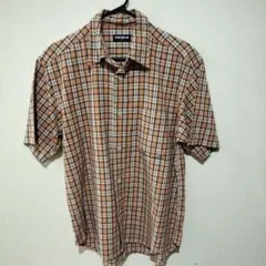 90s00s 紺タグ OLD UNIQLO オールドユニクロ チェック 半袖