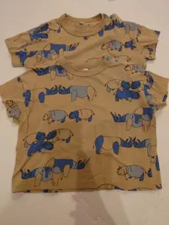 マーキーズ　サイ＆カバ　Tシャツ　双子セット