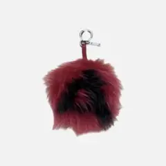 極美品 箱付き FENDI アルファベット チャーム(ファーチャームキーホルダ)