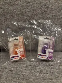 BE@RBRICK ベアブリック vol.2 CLEAR オレンジ ・パープル