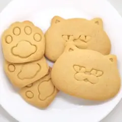 【セットでお得】ぽっちゃり猫&肉球 クッキー型