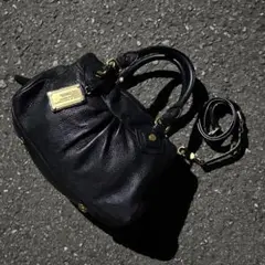 00s archive MARC JACOBS leather hand bag