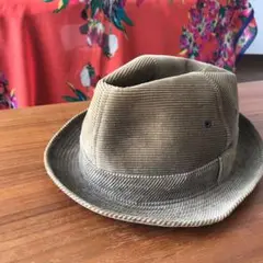 トランスコンチネンツ コーデュロイハット 帽子