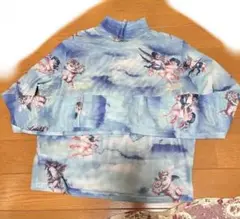 シースルー　トップス　天使　エンジェル　青　名画