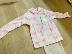 キッズ 長袖ラッシュガード ピンク、未使用