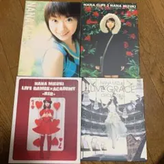 声優 水樹奈々 LIVE Blu-ray Clips DVD 4枚 まとめ売り