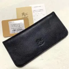 新品タグ付き✨イルビゾンテ 長財布 ロングウォレット 黒レザー