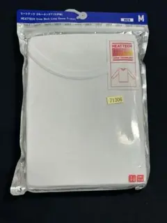 71306 ヒートテック クルーネックTシャツ（9分袖）　Mサイズ　メンズ