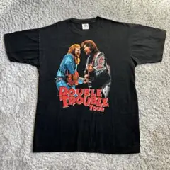 90s DOUBLE TROUBLE TOUR USA製 Tシャツ XL
