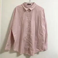 ストライプ長袖シャツ