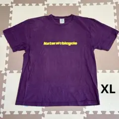 natural bicycle ナチュラルバイシクル Tシャツ　半袖　紫　XL