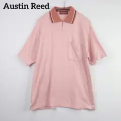 Austin Reed ロンドン製 半袖ポロシャツ M 綿100% ピンク 美品
