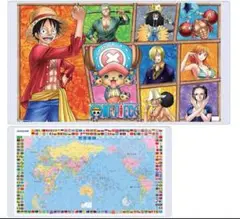 ワンピースデスクマット 世界地図付き