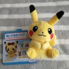 ポケットモンスター ぬいぐるみバッジ【ピカチュウ】カプセル無し