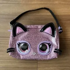 日本未発売Purse Pets Wristlet Kitty 猫グリッターバッグ