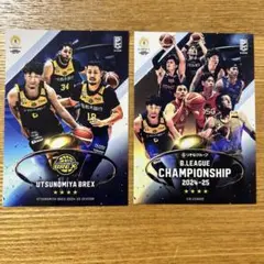 宇都宮ブレックス　チャンピオンシップ　ステッカー　2枚セット　Bリーグ　くじプラ