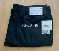 【新品・未使用】ユニクロC ワイドフィットカーゴショーツ ブラック L